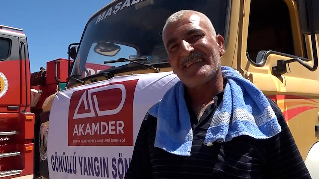 Arazözü ile gönüllü olarak 24 saat nöbet tutuyor: Son damlaya kadar buradayız