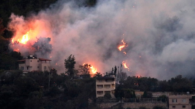 السيطرة على حريق في "هطاي" التركية