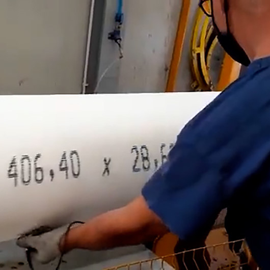 Karadenizde kullanılacak 169 kilometrelik doğal gaz borularının üretimine başlandı