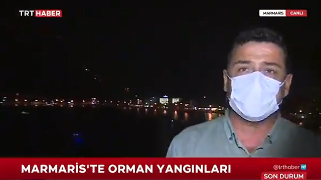 ​TRT Haber muhabiri Bülent Güler