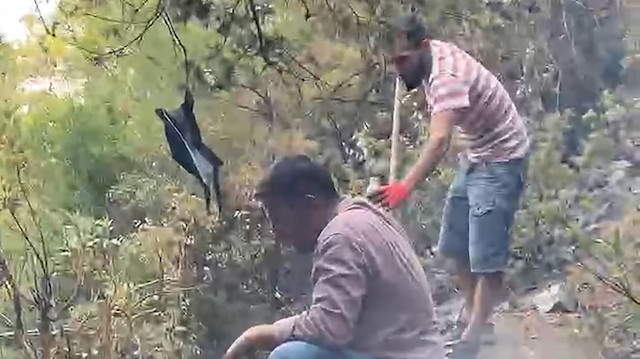 Antalya Gündoğmuş'ta vatandaşlar seferber oldu: Söndürdük tamam almayın adamları işinden