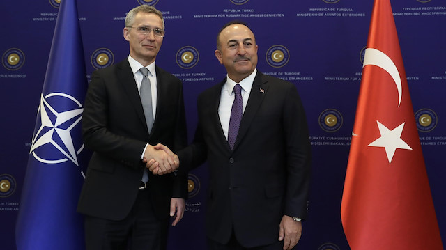 Arşiv - NATO Genel Sekreteri Jens Stoltenberg ile Dışişleri Bakanı Mevlüt Çavuşoğlu.