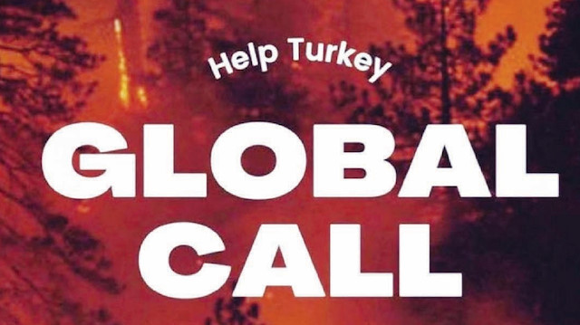Dolaşıma sokulan 'Help Turkey' görseli.