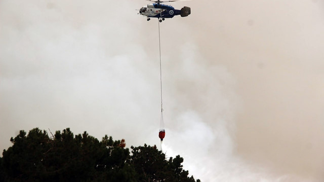 Muğla’da devam eden yangınlar içerisinde en yoğun çalışmanın yürütüldüğü bölge Köyceğiz. 