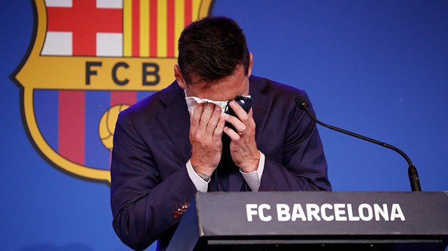 Lionel Messi, gözyaşlarıyla veda etti.