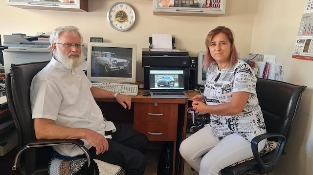 Emin Gürcan ve kızı Emine yerli otomobilin 60 yıllık serüveni içinde yer almaktan gurur duyduklarını belirttiler