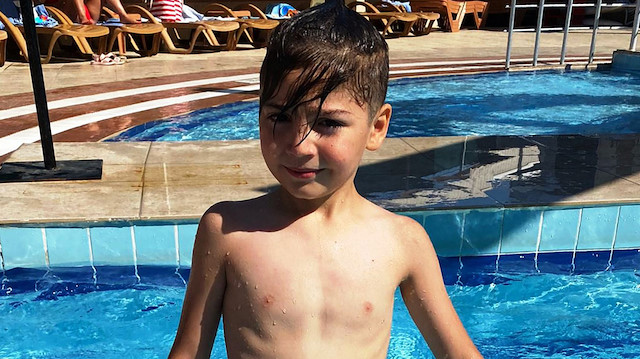 Ali Kemal Güler (8), konakladıkları otelin havuzunda boğuldu. 