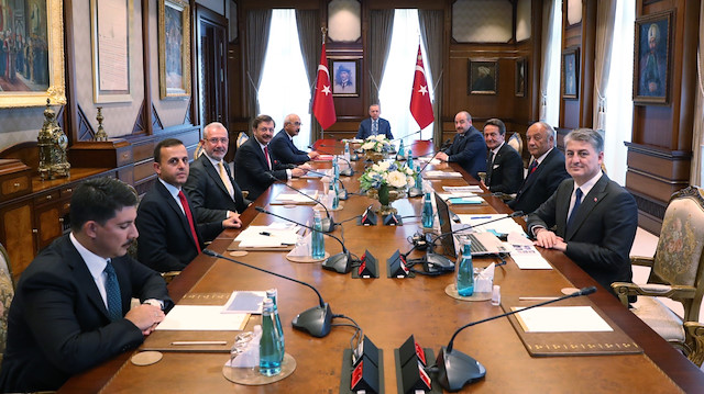 Cumhurbaşkanı Erdoğan, TOGG Yönetim Kurulu üyelerini kabul etti.