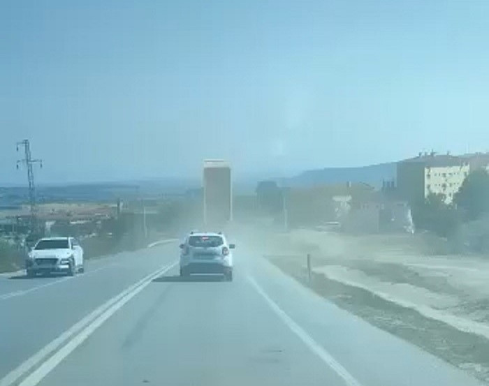 Kaza anı cep telefonuyla kaydedildi.