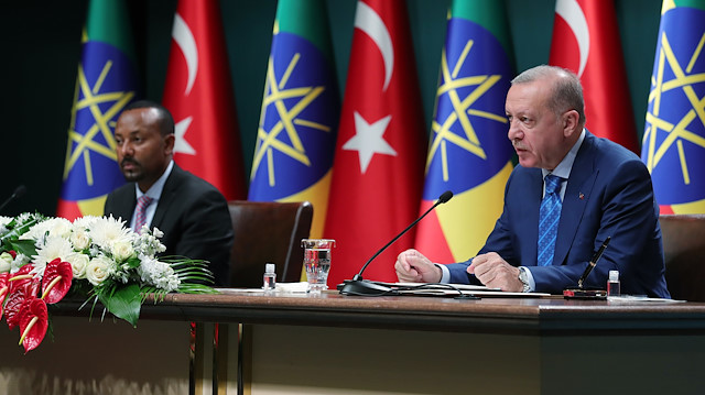 Cumhurbaşkanı Erdoğan ve Etiyopya Başbakanı Abiy Ahmed