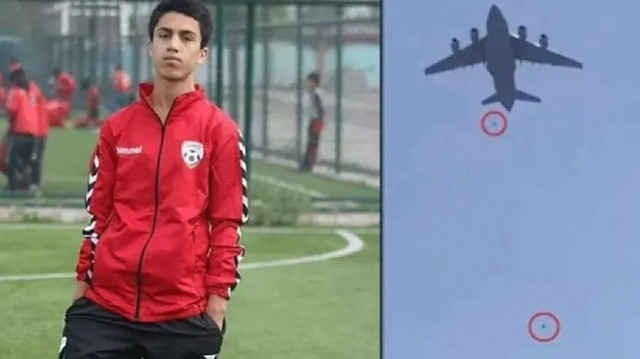 ABD uçağının iniş takımlarından düşen bir kişinin milli genç futbol takımından Zaki Anwari olduğu açıklandı.