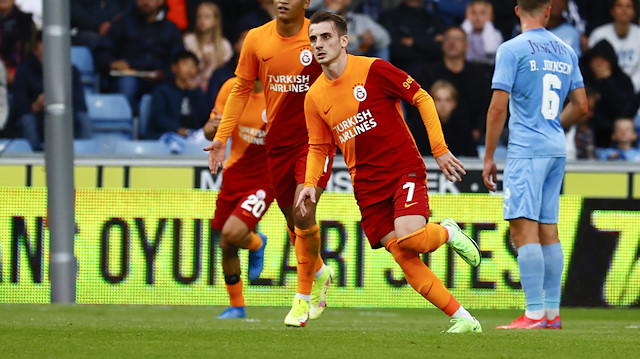 Randers maçında Galatasaray'ın tek golünü Kerem Aktürkoğlu attı.