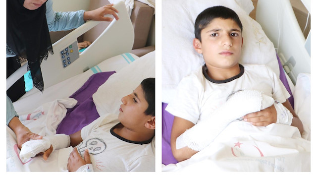 11 yaşındaki Muhammet2in tedavisi devam ediyor. 