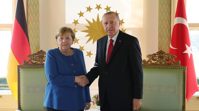 Almanya Başbakanı Angela Merkel - Cumhurbaşkanı Recep Tayyip Erdoğan (Arşiv)