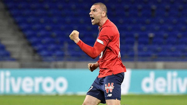 Burak Yılmaz'dan harika gol: Lille'i sırtlamaya devam ediyor (VİDEO)