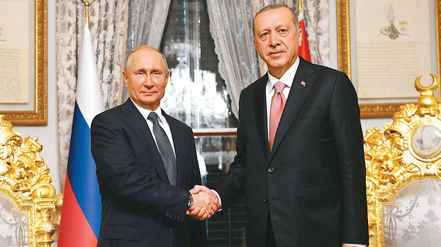 Cumhurbaşkanı Erdoğan - Rusya Devlet Başkanı Putin