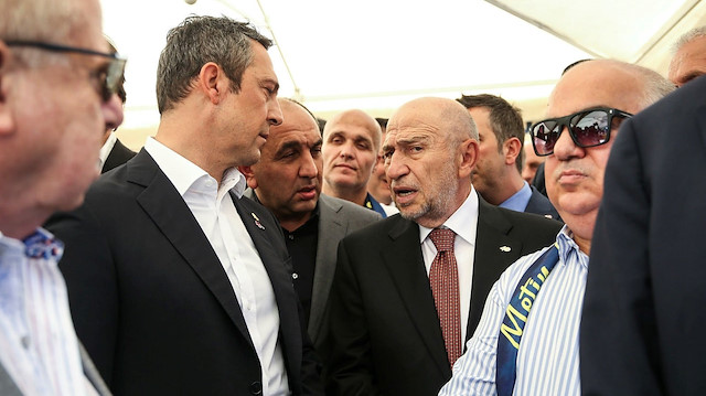 TFF Başkanı Nihat Özdemir ve Fenerbahçe Kulübü Başkanı Ali Koç