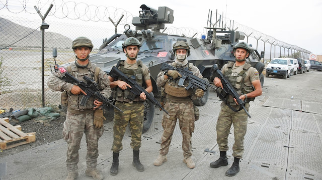 Kabil'de görev yapan Türk askerleri
