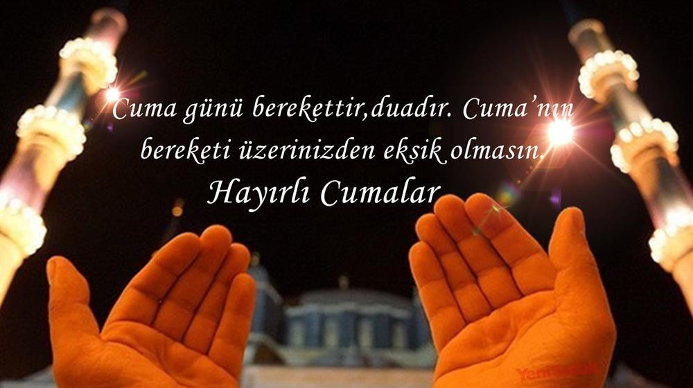 En güzel resimli cuma mesajları