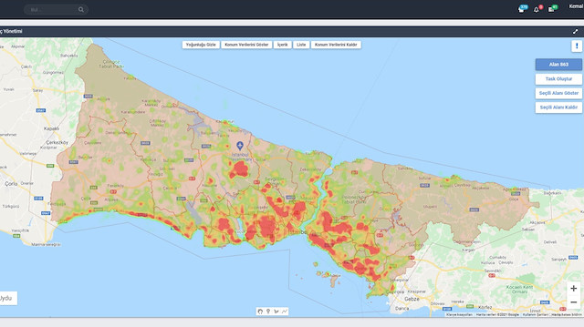 ​İstanbul'un sivrisinek üreme haritası çıkarıldı.
