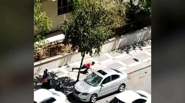 Şanlıurfa’da taşlı sopalı miras kavgası kamerada