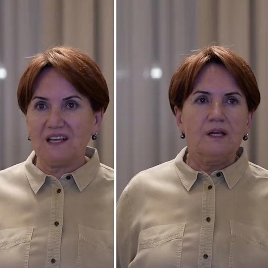 Bir dakikalık video için prompter kullanan Meral Akşener sosyal medyanın diline düştü