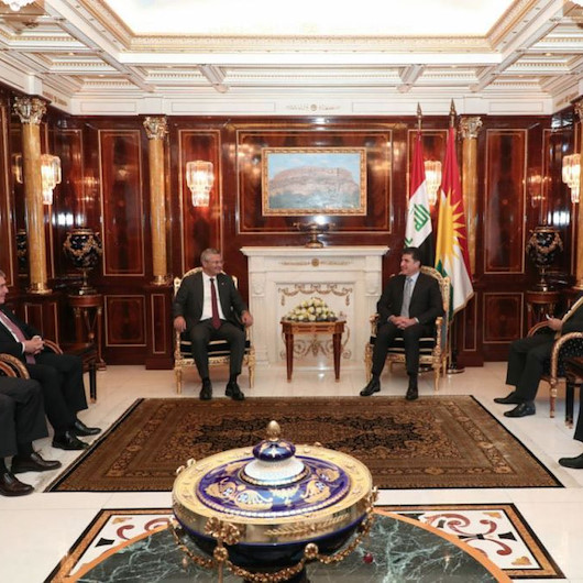 CHP heyeti Erbilde IKBY Başkanı Barzani ile görüştü