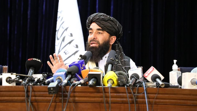Taliban Sözcüsü Zabibullah Mücahit açıklama yaptı.