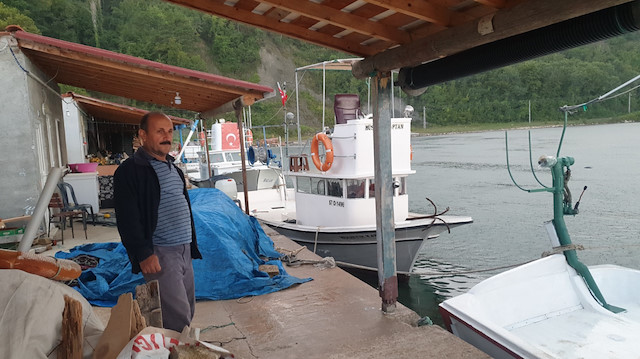 Kıyı balıkçılığı yapan tekne sahipleri Karadaneniz'e sürüklenen tomruklar nedeniyle avlanmaya çıkamıyorlar.