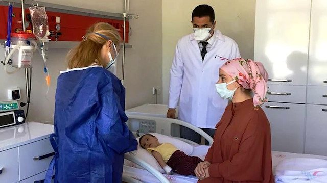 Diyarbakır Çocuk Hastalıkları Hastanesi'nde şu anda 72’si klinik, 81’i yoğun bakım olmak üzere 153 çocuğun tedavisi sürüyor