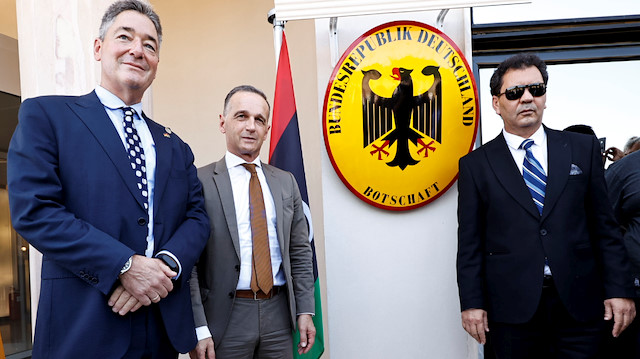 Almanya Dışişleri Bakanı Heiko Maas (ortada)