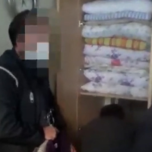 Erzurumda firari FETÖcü dolabın içindeki gizli bölmede yakalandı