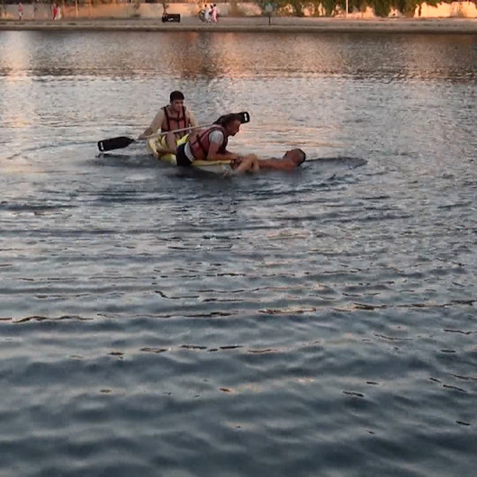 Antalyada Titreyengöle giren Rus turist güçlükle çıkarıldı