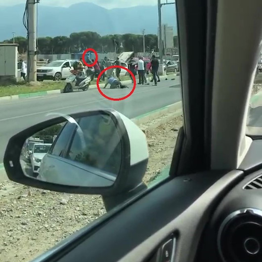 Bursa’da demir çubuklu sopalı yol verme kavgası