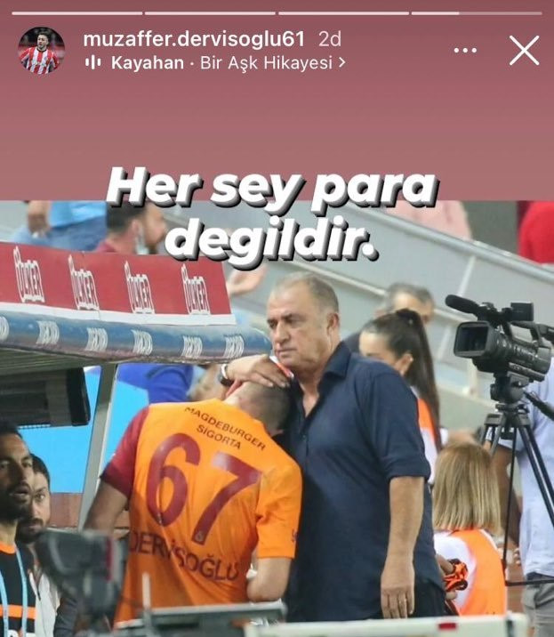 Halil Dervişoğlu'nun babasının yaptığı sosyal medya paylaşımı.