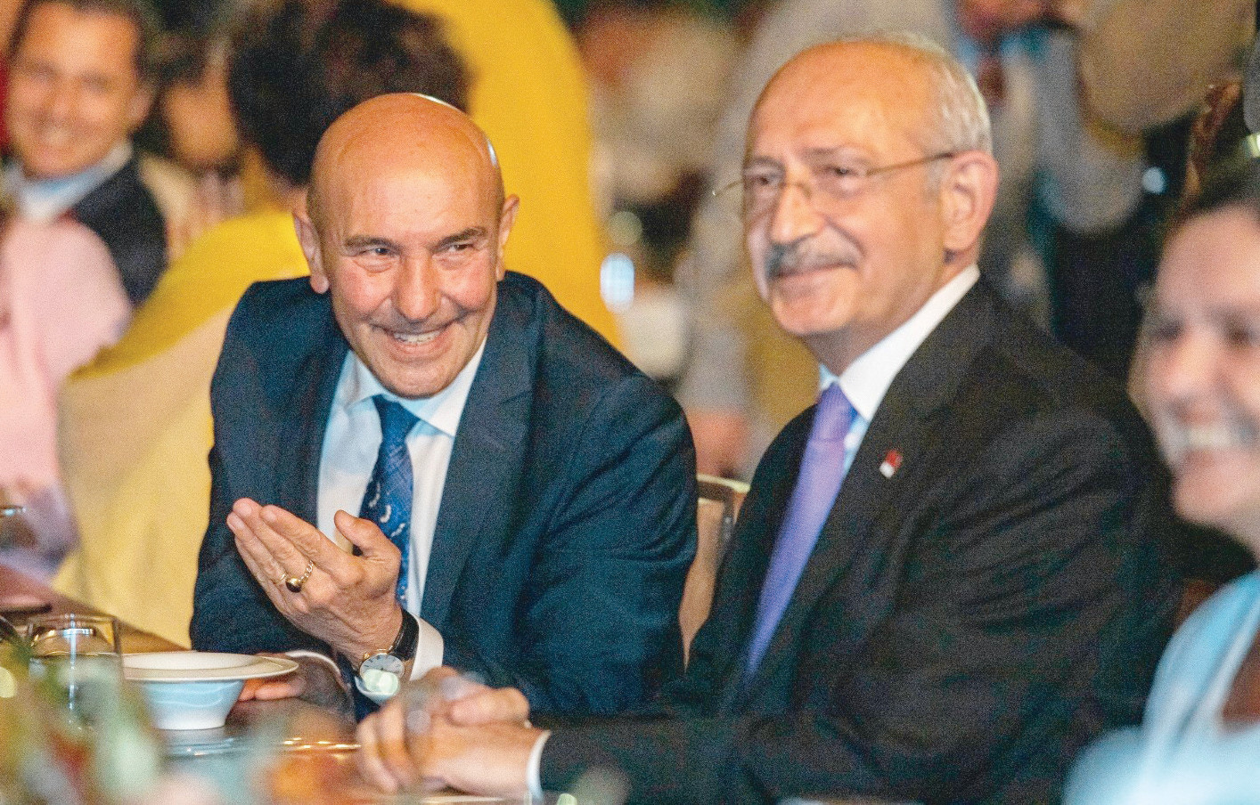 Kılıçdaroğlu, Soyer ve CHP’nin önemli isimleri etkinliğe katıldı.