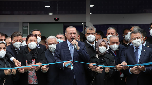 Cumhurbaşkanı Erdoğan, Kırşehir AK Parti İl Başkanlığı binasının açılışını yaptı


