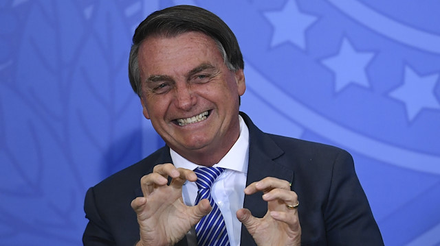 Brezilya Devlet Başkanı Jair Bolsonaro açıklama yaptı.