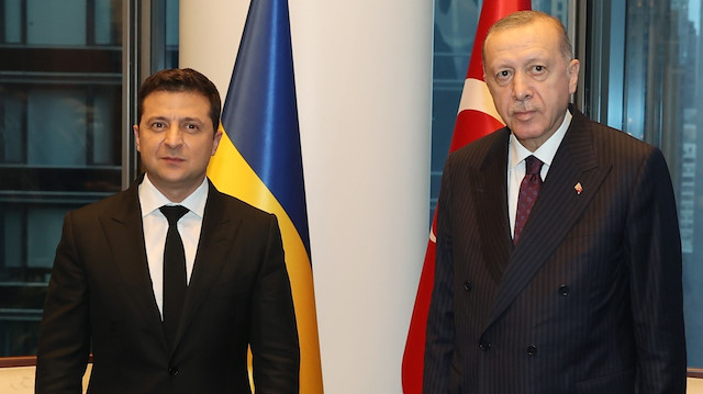 Ukrayna Devlet Başkanı Volodimir Zelenskiy - Cumhurbaşkanı Recep Tayyip Erdoğan