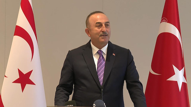 Bakan Çavuşoğlu: Milli davamız Kıbrıs'ı sonuna kadar birlikte savunmaya devam edeceğiz