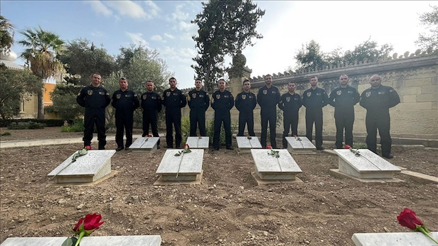 "سولو تورك" يزور المقبرة العسكرية التركية في مالطا