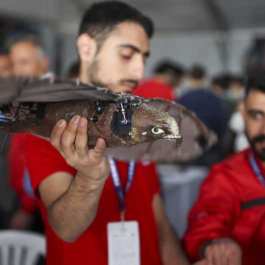 Ağrılı gençlerin atmaca kuşu TEKNOFESTte: İstihbaratta kullanılabilecek