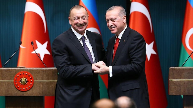 Azerbaycan Cumhurbaşkanı İlham Aliyev - Cumhurbaşkanı Recep Tayyip Erdoğan 