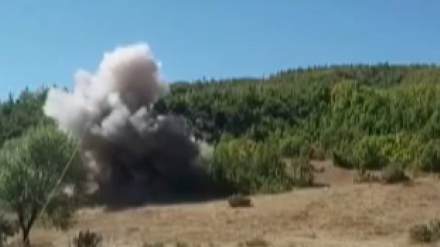 Bitlis'te toprak altına gömülen bombalar imha edildi