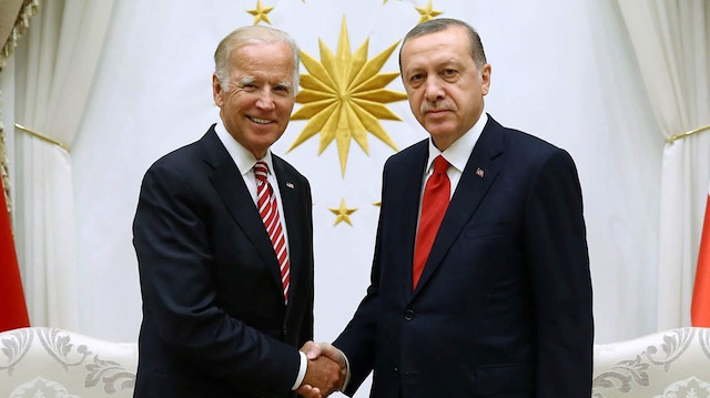 ABD Başkanı Joe Biden - Cumhurbaşkanı Recep Tayyip Erdoğan 