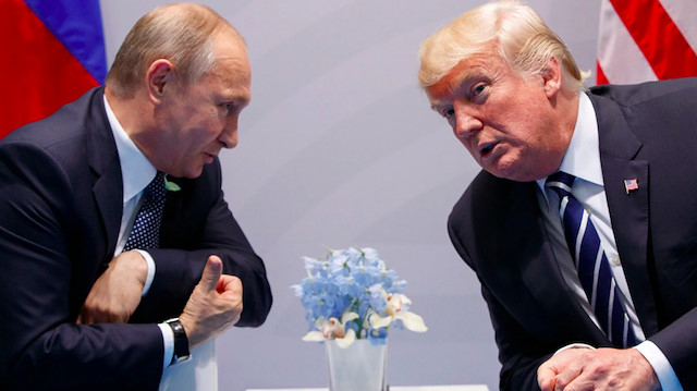 Rusya Devlet Başkanı Vladimir Putin ve ABD'nin eski Başkanı Donald Trump
