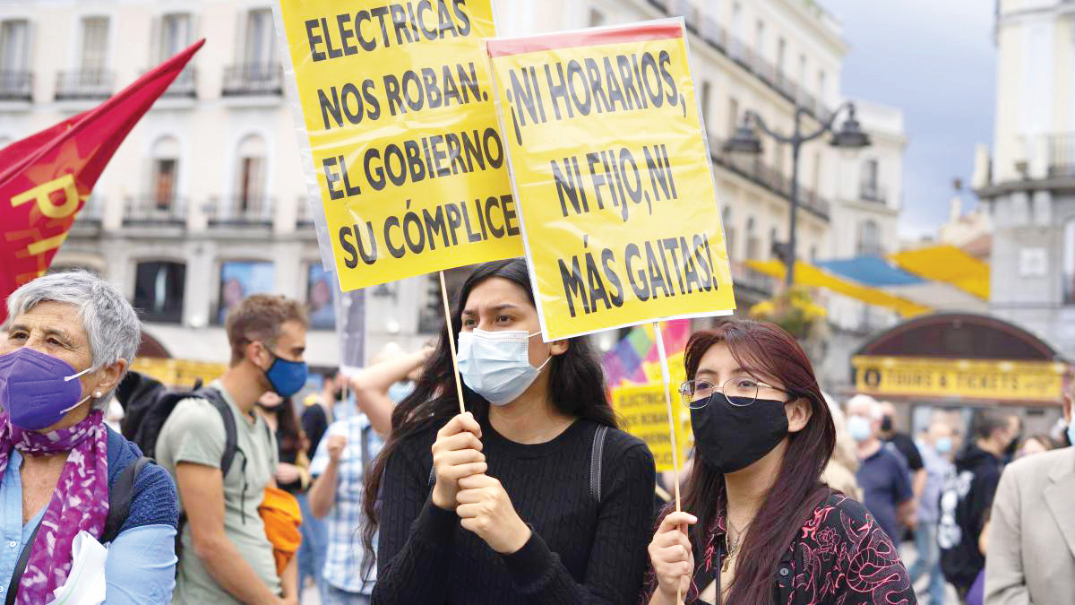 Yükselen enerji fiyatları geçtiğimiz haftalarda İspanya’da protestolara sebep oldu.