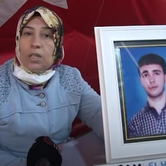 Evlat nöbeti tutan anne Elhaman: HDP katil hırsız ve evlatları çalan partidir