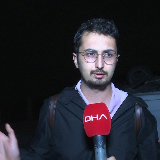 Navigasyona uyarak merdivenli yola giren sürücü: Takla ata ata aracımla beraber inmeye başladım
