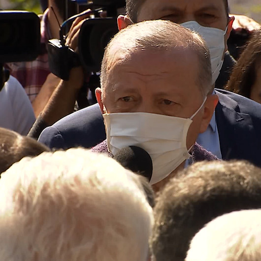 Cumhurbaşkanı Erdoğan Oğuzhan Asiltürkün cenaze törenine katıldı